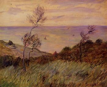 尅勞德 莫奈 The Cliffs of Varengeville, Gust of Wind 尅勞德 莫奈 The Cliffs of Varengeville, Gust of Wind